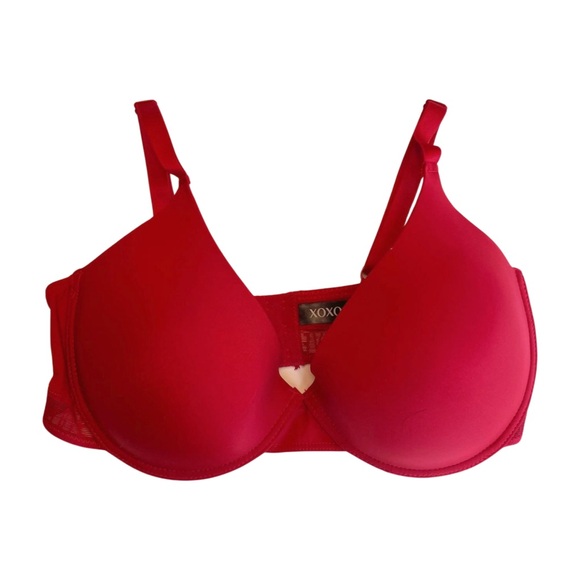 XOXO Two Bras  38DD in Red and a Fun Graphic Print on Black. NWT - Picture 2 of 7